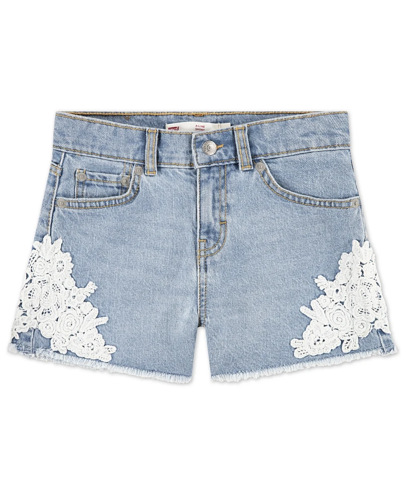 Levi's Big Girls Crochet A-Line Shorts