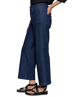 Sanctuary Women's League High-Rise Crop Wide-Leg Jeans