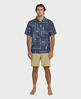 Quiksilver Waterman Men's Paddle Out Short Sleeve Shirt