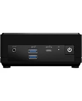 Msi Cubi N Adl-020BUS Mini Barebone Desktop Computer, Intel Celeron N100 1.8GHz, Ram, Storage and Os Not Included, Black