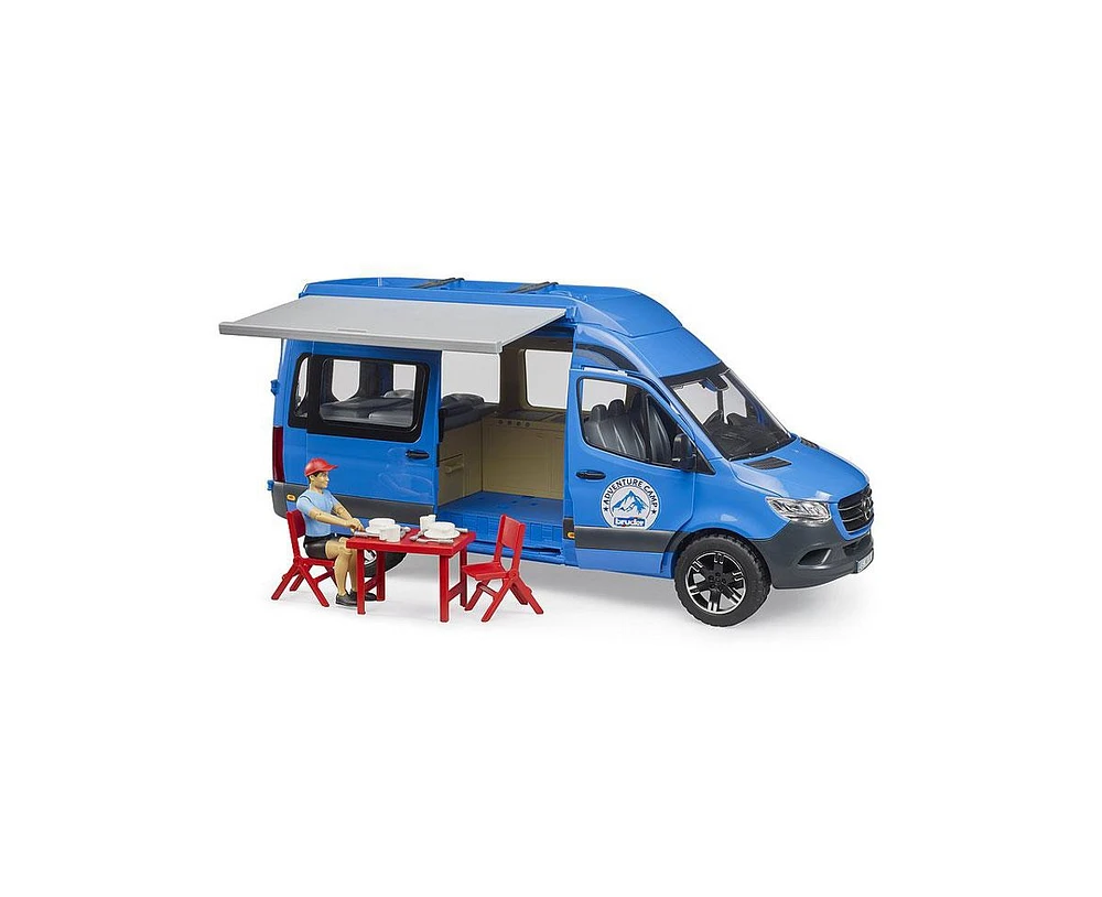 Bruder 1/16 Mercedes Bends Sprinter Camper Van with Driver