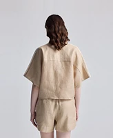 Reistor Women's Boxy Shirt with Lace