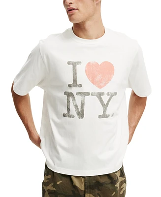 Cotton On Men's Crop New York T-Shirt