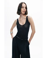 Nocturne Women's Pants with Waist Details