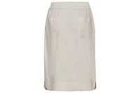 Olsen Women's Linen Blend Pull-On Skirt