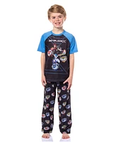 Beyblade Boys X League Character 2 Piece Short Sleeve Pajama Set