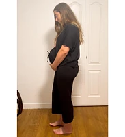 Pinkblush Maternity Black Cropped Pant Set