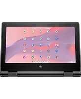 Hp Fortis x360 G3 J Chromebook 11.6" Hd Touchscreen Notebook Computer, Intel Celeron N4500 1.1GHz, 8GB Ram, 64GB eMMC, Chrome Os