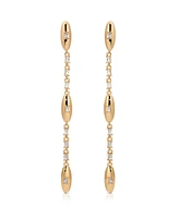 Ettika Oval Dome Linear Earrings