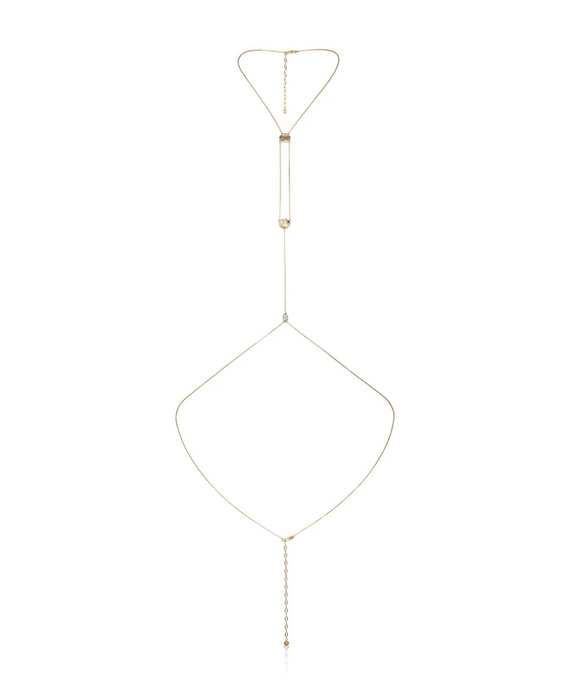 Ettika Dainty Shell Body Chain