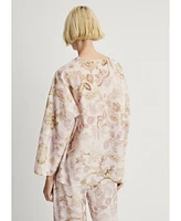 Mango Women's Floral Detail Pajama Top
