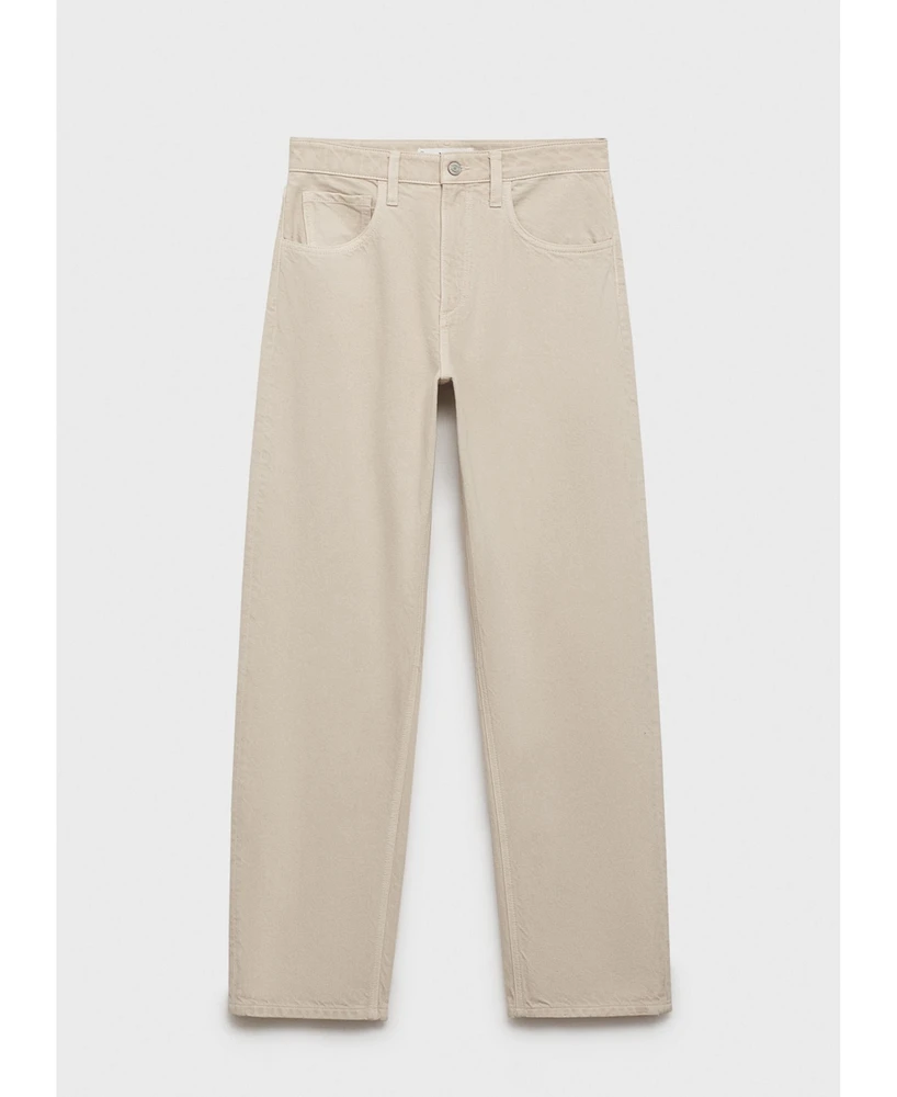 Mango Women's High-Rise Balloon Jeans
