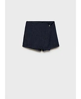 Mango Women's Denim Skort