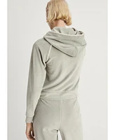 Mango Women's Velour Soft Touch Sweatshirt