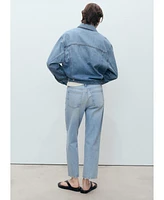 Mango Women's Mid-Rise Straight Jeans