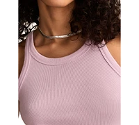 Lucky Brand Women's Ribbed Scoop-Neck Tank Top