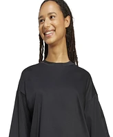 adidas Women's All Szn Soft Lux Loose Pull On T Shirt