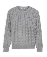 Members Only Men's Crew Neck Cable Knit Sweater