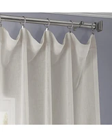 Half Price Drapes Gardenia Textured Faux Linen Sheer Curtain