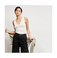 M.m.LaFleur Women's Alecia V-Neck Tank - Eco 365Knit