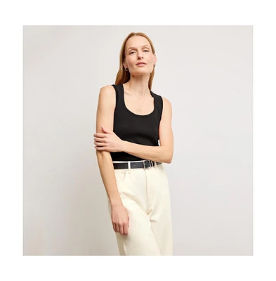M.m.LaFleur Women's Sabine Sculptural Tank