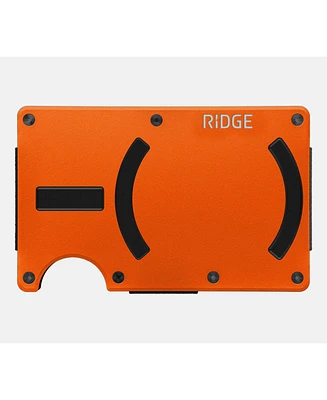 The Ridge Men's Ridge Wallet For Magsafe - Basecamp Orange - Cash Strap