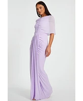 Quiz Women's Ity Draped Maxi Dress