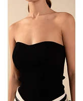 endless rose Women's Knit Strapless Top