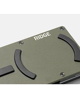 The Ridge Men's Ridge Wallet For Magsafe - Matte Olive - Cash Strap