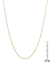 Steeltime Women's 14K Gold Plated Box Chain Necklace