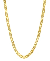 Steeltime Unisex 14K Gold Plated Mariner Superflat Necklace