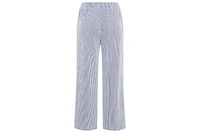 Olsen Women's Anna Fit Wide Leg Seersucker Pant
