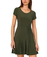 Sam & Jess Women's Godet String-Belt Dress