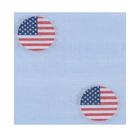 Scott Barber Men's Flag Dot Jacquard, Blue