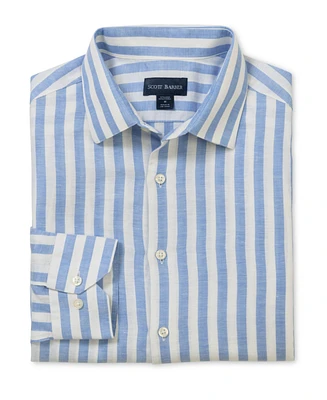 Scott Barber Men's Coastal Linen Stripe