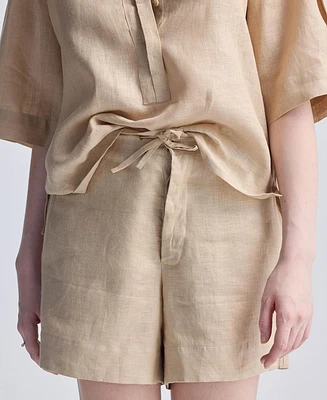 Reistor Women's Drawstring Shorts Neutral Beige