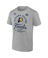 Fanatics Men's Steel Indiana Pacers 2025 Nba Eastern Conference Champions Locker Room T-Shirt