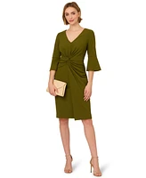 Adrianna Papell Women's 3/4-Sleeve Sheath Dress