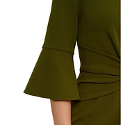 Adrianna Papell Women's 3/4-Sleeve Sheath Dress