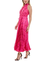 Taylor Women's Mock-Neck Sleeveless Dress