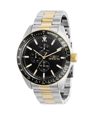 Invicta Men's 38969 Aviator Quartz Multifunction Black Dial Watch