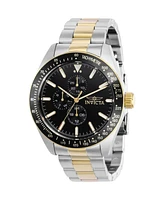 Invicta Men's 38969 Aviator Quartz Multifunction Black Dial Watch