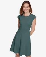 Calvin Klein Women's Short-Sleeve A-Line Dress