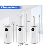 5.5Gal Humidifier for Large Room with 360° Nozzles and Wheels