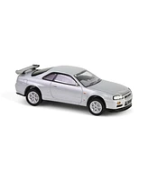 1/64 1999 Nissan Skyline V-Spec R34 Silver, 25th Anniversary Series