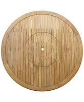 Bristol 59" Round Dining Table with Lazy Susan, created for Macy's