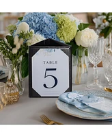 WeChef 10 Pack 5"x7" 3 Sides Table Tent Holder Menu Holder Bar Cafe Restaurant