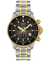 Tissot Men's Swiss Chronograph Seastar 1000 Two-Tone Stainless Steel Bracelet Watch 38mm