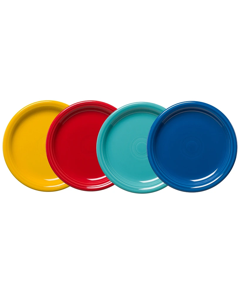 Fiesta Vibrant Bistro Coupe Salad Plates, Set of 4