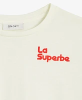 On 34th Women's Superbe Embellished Crewneck Tee, Exclusively at Macy's